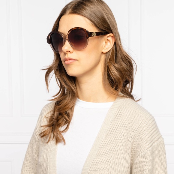 CELINE SPOTTED HAVANA MAILLON TRIOMPHE CL40154I SUNGLASSES - Picture 2 of 9